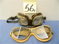 2 Pair Of Motorcycle Goggles
