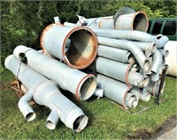 Large Lot Of Dust Collector Piping