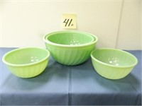 (4) Jadeite Mixing Bowls