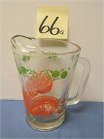 Vintage Orange Juice Pitcher