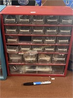 Parts organizer (Red) w/ bolts & hardware