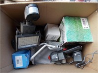 misc  box of small engie parts and tools
