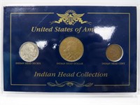 Indian Head Collection NIckel Dollar Cent