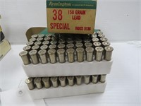 100 Rounds Of Remington 38 Special Ammo