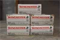 (229) Winchester 40 S&W 165GR FMJ Ammo