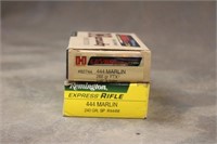 (40) Assorted 444 Marlin 240-265GR Ammo