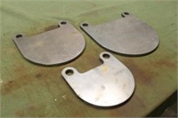 (3) Mild Steel Target Cut Outs, 8", 10" & 12"