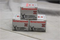 (60) Winchester 454 Casull Ammo