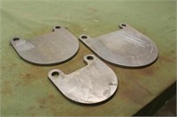 (3) Mild Steel Target Cut Outs, 8", 10" & 12"