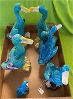 6 Oriental Porcelain Ducks