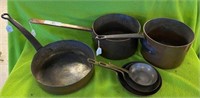 Copper Skillets and Pans