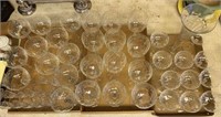 Lot of High Quality Crystal Stemware