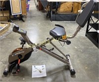 NEW EXERPEUTIC GOLD FOLDABLE BIKE W/HEART RATE