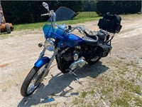 2008 HARLEY DAVIDSON XL1200C MOTORCYCLE, 1HD1CT317