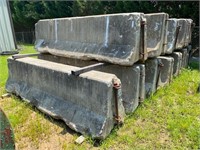 (2) CONCRETE DIVIDERS