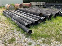 APPROX 20 PIECES OF PIPE, MISC SIZES
