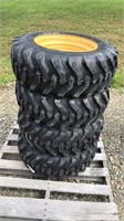 Skid Steer Tires and Rims 10-16 5 NHS