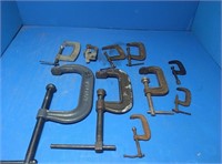 Assorted c clamps