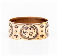 Jewelry 10kt Yellow Gold Flower Ring