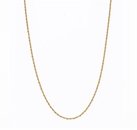 Jewelry 18kt Yellow Gold Rope Necklace