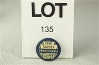 1951 PA Resident Fishing License Button #547918