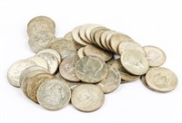 Coin 40 Kennedy  Half Dollars  40% Silver