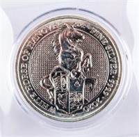 Coin 2020 2 Oz. .999 Silver White Horse