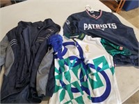 XL Patriots jacket & pullover + M Olympics