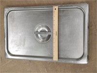 2 Commercial restraunt stainless steel lids