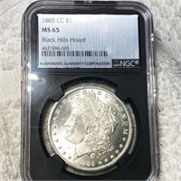 1885-CC Morgan Silver Dollar NGC - MS65