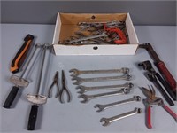 Assorted Tools & Wrenches