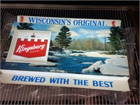 Kingsberry Wisconsin original lighted sign