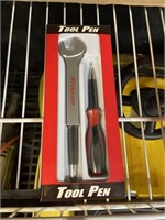 Snap on tool pen