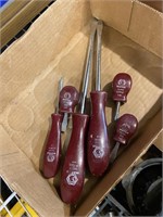 Matco rust colored handles screwdriver set