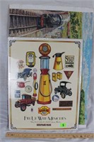 Early Auto Poster & Puzzles