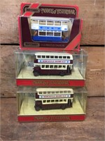Lot of 3 Models of Yesteryears Buses