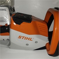 Stihl Cordless hedgetrimmer work well. W charger.