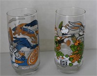 Pair Looney Tunes Glasses Pepsi 1979