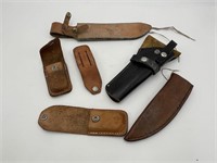 Leather Knife Cases and Holster