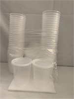LAWEI 50 PACK 32OZ PLASTIC CUPS