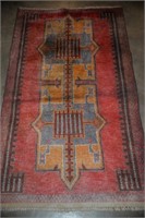 Mahabad Hand Woven Rug 2.10 x 4.9 ft