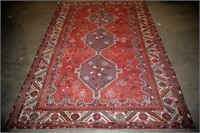 Shiraz Hand Woven Rug 5.10 x 8.1 ft