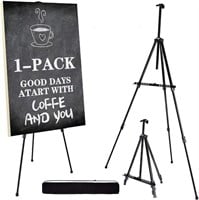 Artify 73" Double Tier Easel with Carrying Bag