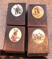 (26) Time Life "The Old West" Leather Covered Books