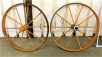 (2) Iron Wheels