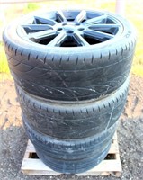 (4) Mustang Tires/Wheels, 255/40Z R19  100Y Tires
