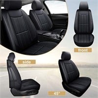 AOOG Leather Car Seat Covers | Black