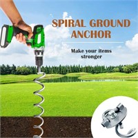 18" Folding Ring Spiral Ground Anchors | 4 Pack