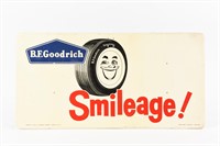 1958 B.F. GOODRICH SMILEAGE! SST RACK TOP  SIGN