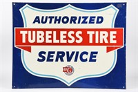 BFG AUTHORIZED TUBELESS TIRE SERVICE S/S SIGN